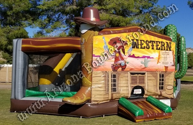 Western village 20 x 20 Bounce House Rental Phoenix Arizona